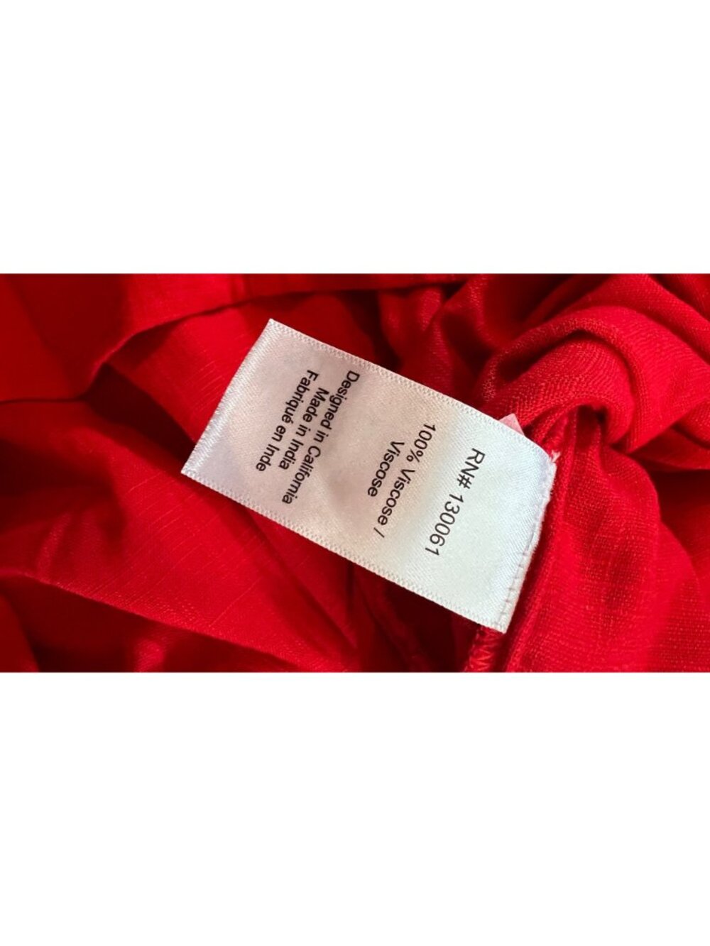 L*SPACE Las Palmas Dress - Flame red size S/ M - Picture 8 of 8